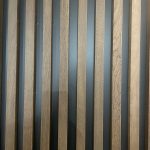 Panou riflaj decorativ stejar Elegance maro 28x600x2200 mm